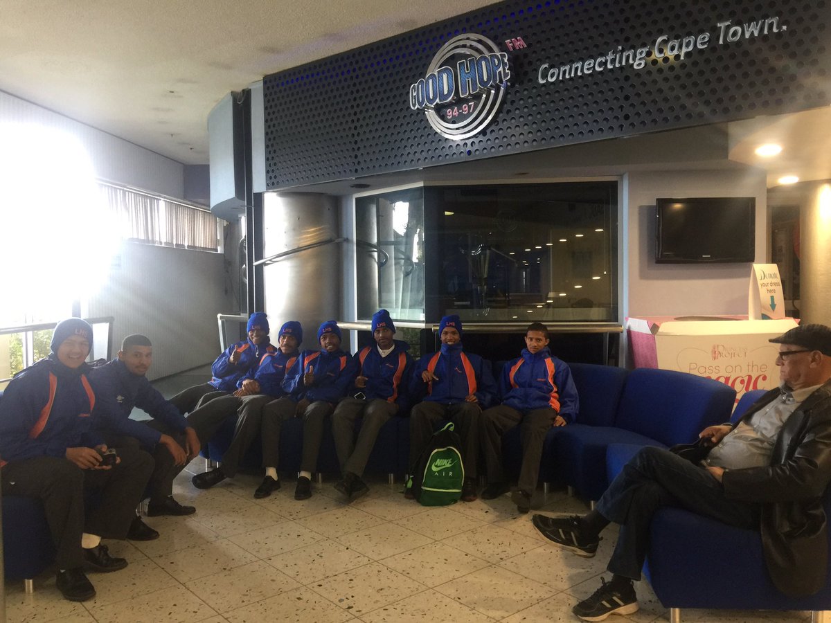 LuckhoffHigh's tweet photo. We have arrived at @GoodHopeFM for our interview with @Sherlin_Barends #luckhoffpride https://t.co/cv4LAJ1qWS