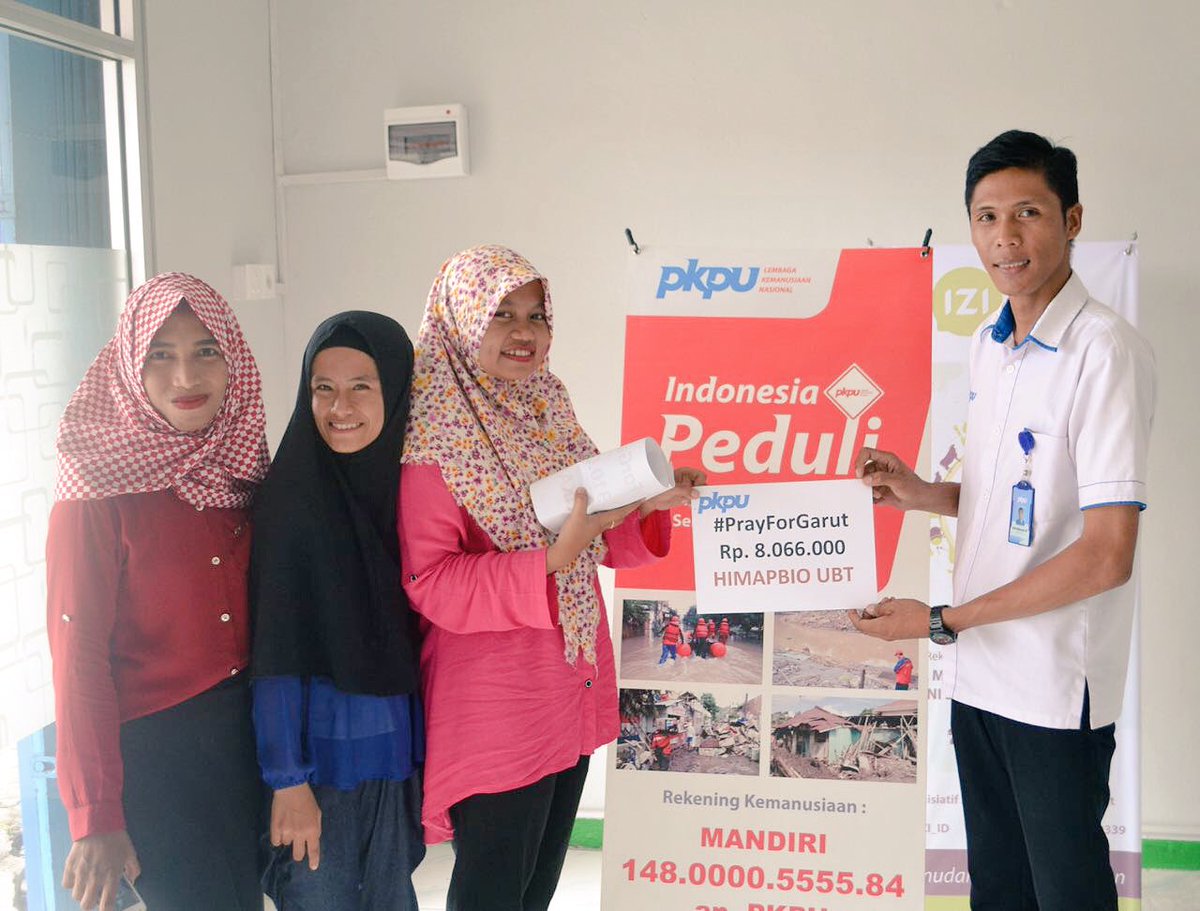 Terimakasih buat teman2 #HIMAPBIOUBT Universitas Borneo Tarakan #PrayForGarut #IndonesiaPeduli #TarakanID