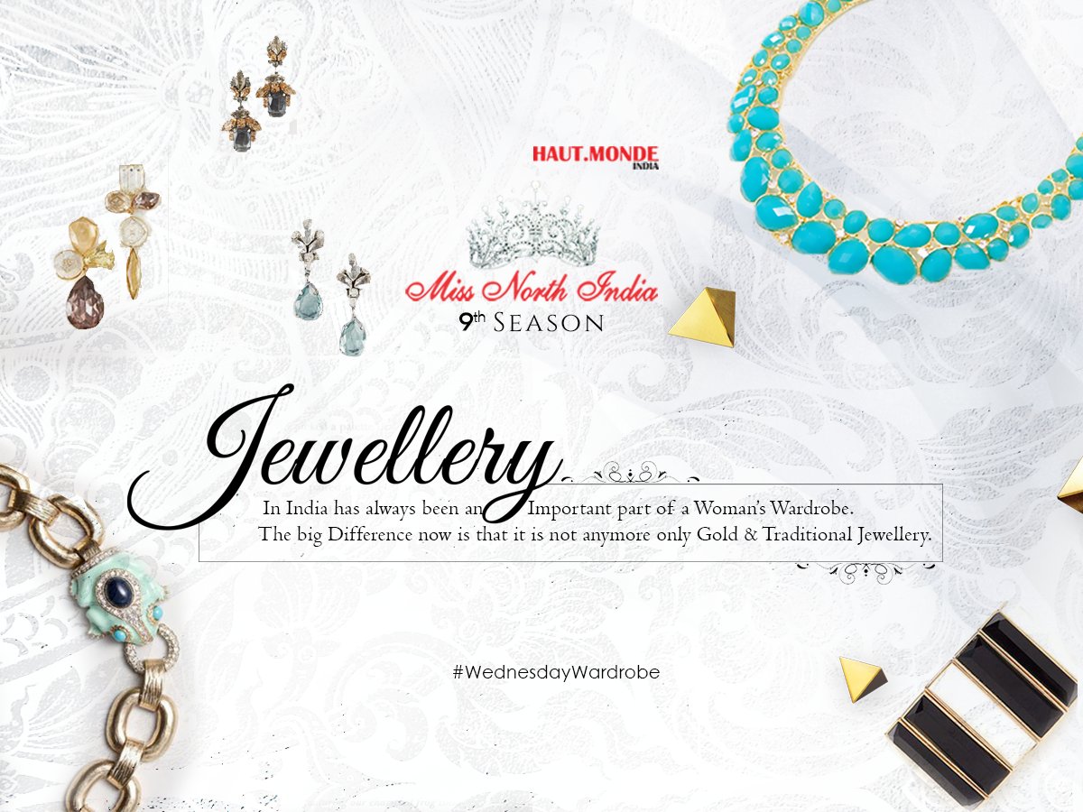 FlauntTheHaut's tweet photo. #WednesdayWardrobe Tell us what's your favorite jewellery style.

#FlauntTheHaut 
Register for Miss North India 2016
https://t.co/Fe9Dr1LPfr https://t.co/Hy2jh6g9er