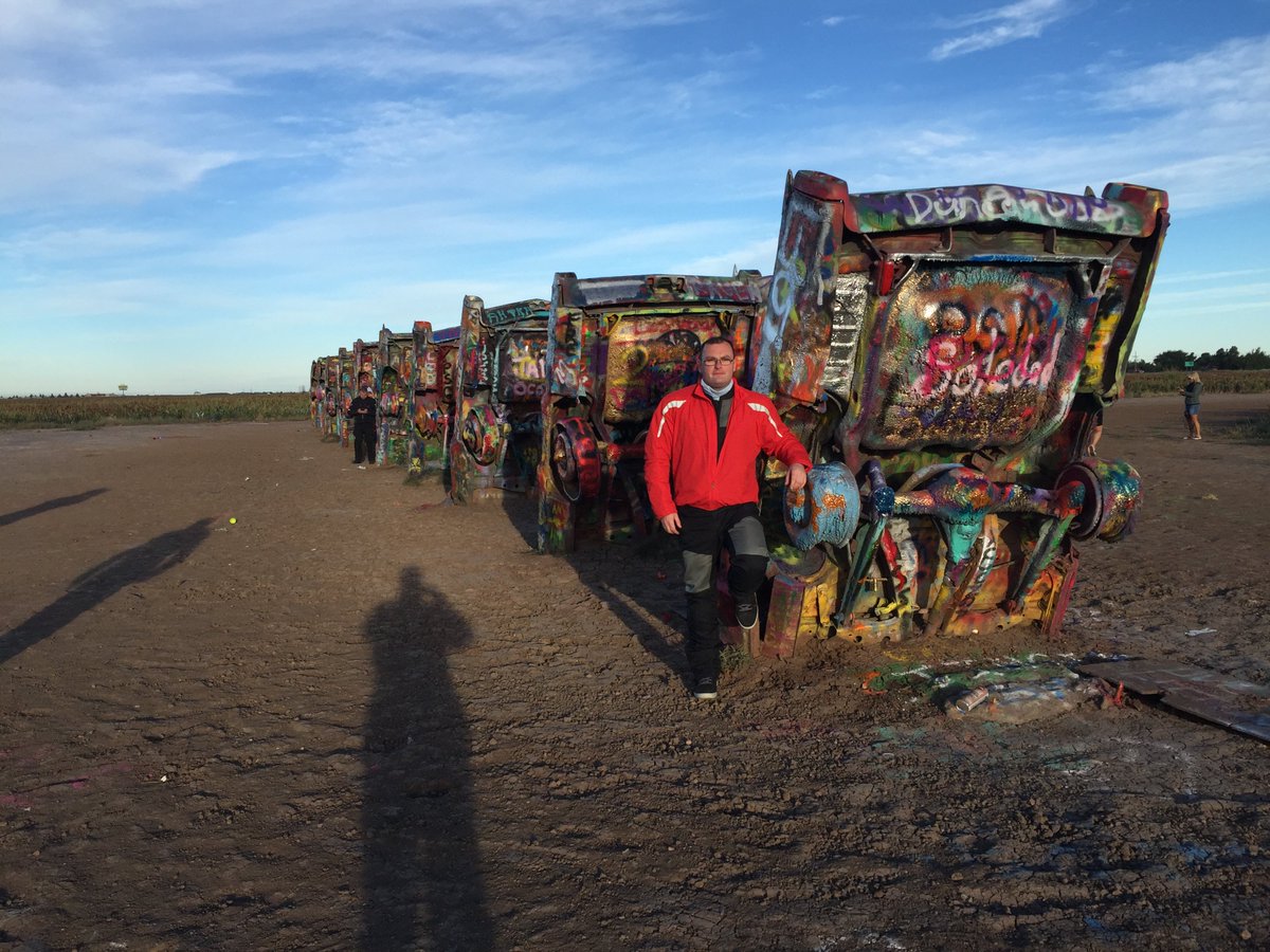 The #Route66ers have reached the Half Way Point! Keep going team! All in aid of <a href="/Temple_Street/">Temple Street</a> #bmw #motorrad #route66 #fundraisingdrive