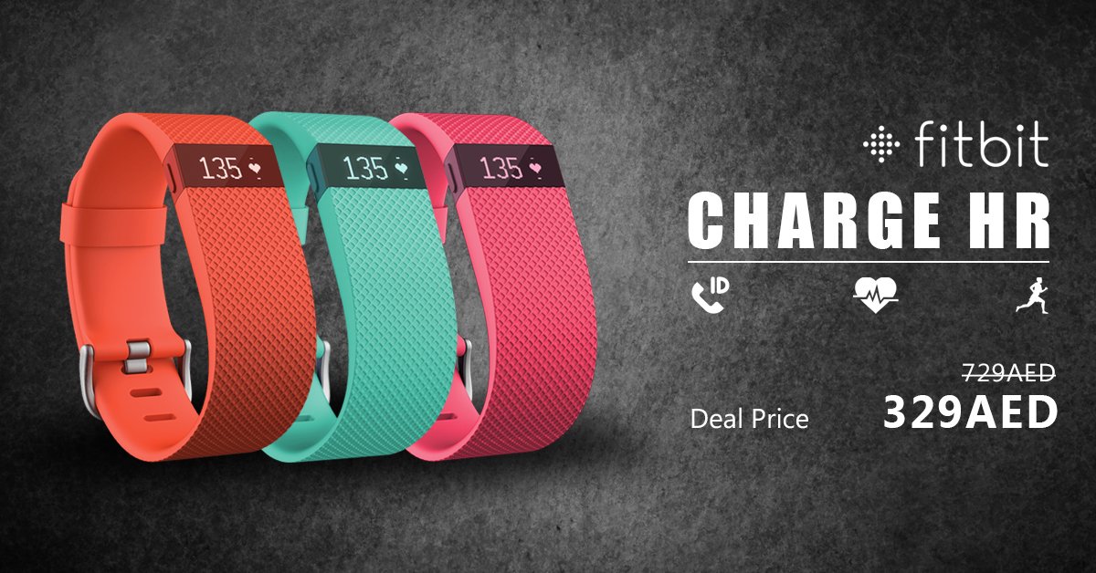 DealsHabibi's tweet image. Fitbit Charge HR (Tangerine, Teal, Pink) 329AED with Free Delivery in UAE. 
#fitbit #fitbitme #dubai

Shop Now : bit.ly/1kEr5HX