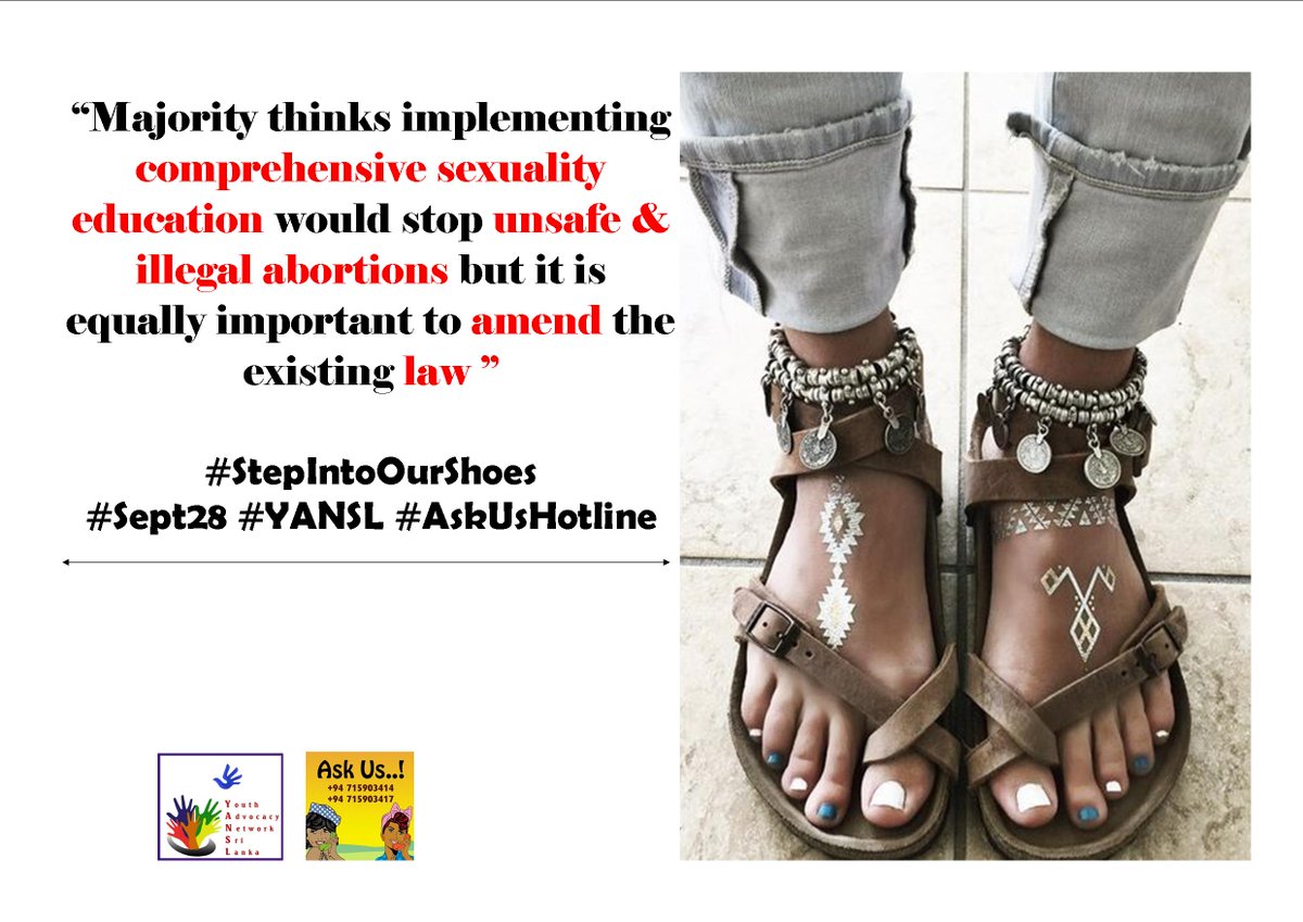 LPrabani's tweet image. would #contraceptives &amp;amp; #CSE would stop women from #accessing #unsafe &amp;amp; #illegalabortions #StepIntoOurShoes #Sept28 @WGNRR @asapasia