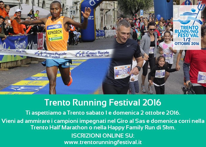 podistinet's tweet photo. TRENTO RUNNING FESTIVAL 1/2 OTTOBRE 2016
https://t.co/E50dGmKwYR https://t.co/i59mGsA7aQ
