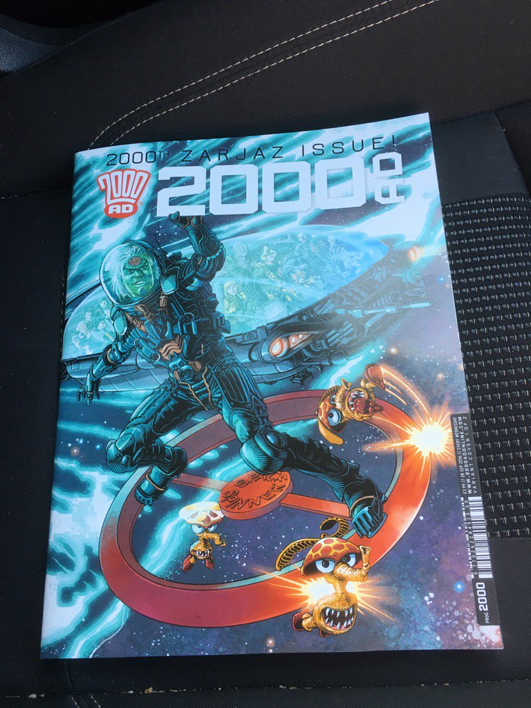 stuhumph's tweet image. Well this is my reading when my pupil goes on their driving test.@2000AD #Prog2000 let&apos;s see if I&apos;m back on board now