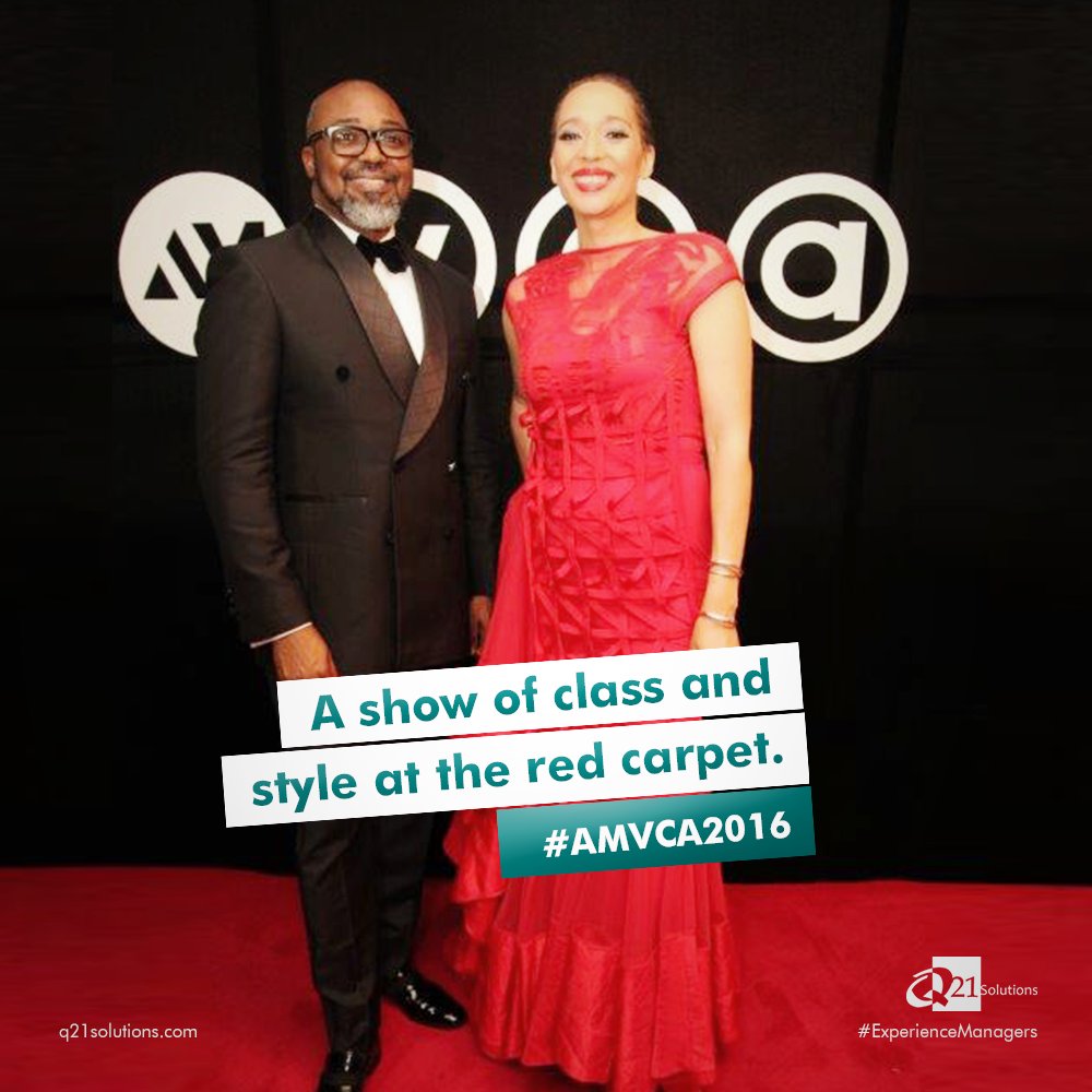 A show of class and style at the #AMVCA2016 red carpet. 

#ExperienceManagers #Q21Solutions