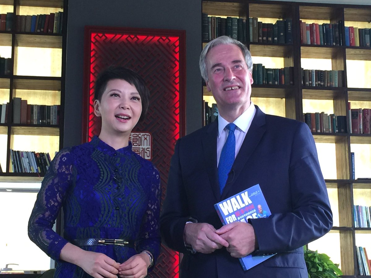 BatesMichaelW's tweet photo. Thought provoking &amp; wide ranging interview with @tianwei @CCTV-Olympics/Europe/China-UK culture/walking #InterAlia https://t.co/Ogz9f1myOj