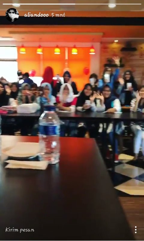 AliandoFan's tweet image. Meet &amp;amp; Greet @alysyarief with Alicious #Aliando4Jambi