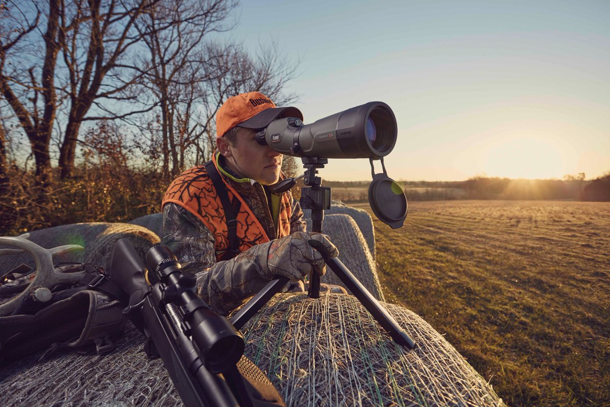 BushnellSA's tweet image. Extra power for extra range, this is the ultimate portable, all-weather spotting scope for trophy hunting and birding .