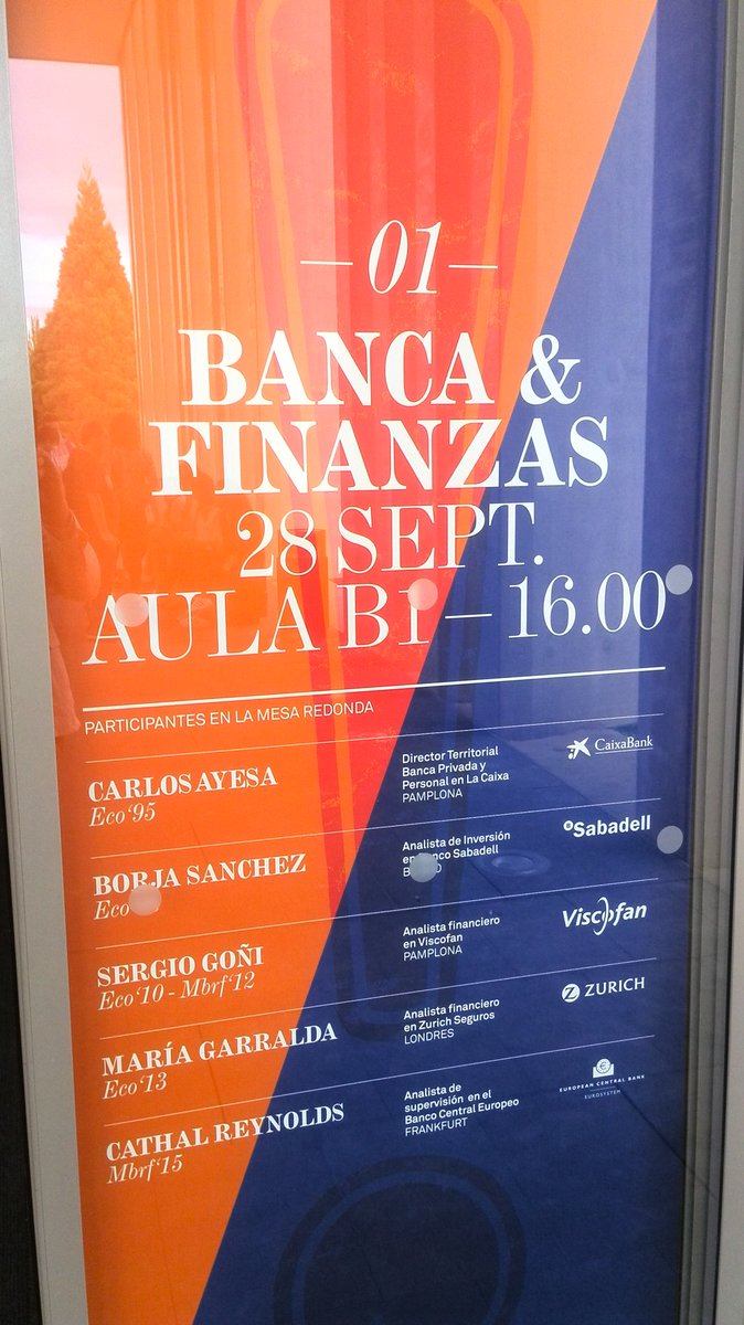 ELG_unav's tweet image. Salidas profesionales en banca y finanzas. Mesa redonda alumni @EconomUnav  hoy a las 16h. #AlumniExperience
