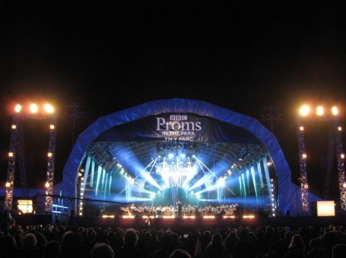 SpectrumWales's tweet photo. Proms in the Park Stage 2016 https://t.co/bfZs1UWVBM