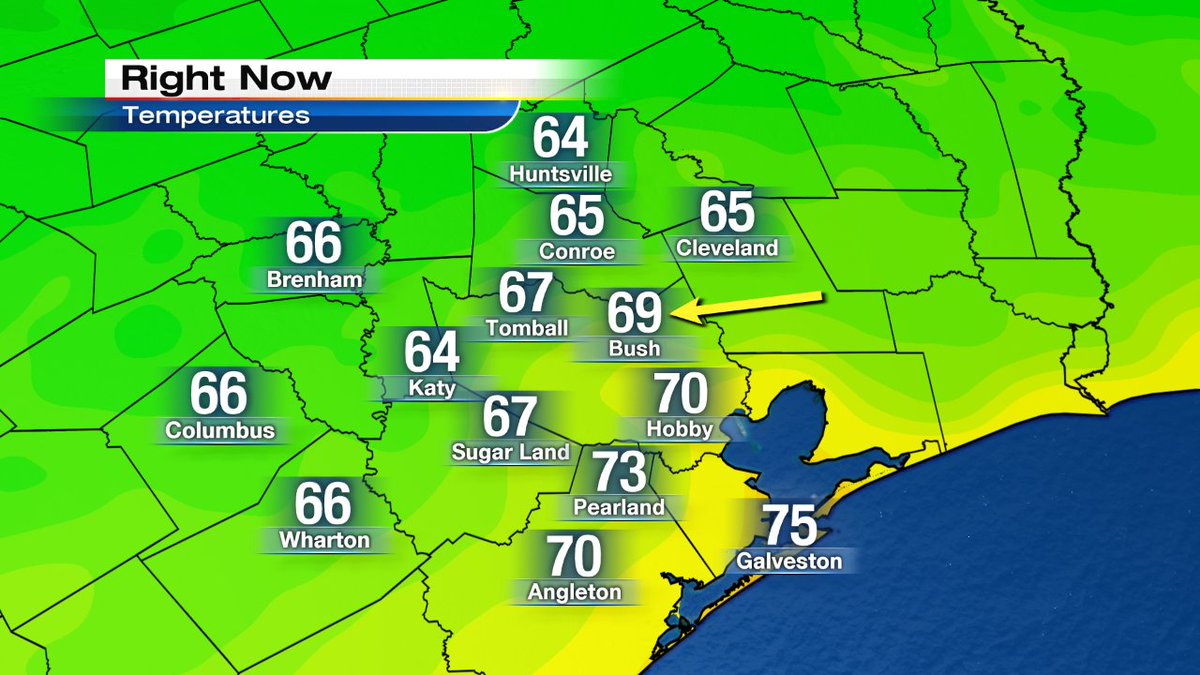 It's official! We've dropped below 70 at Bush airport for the first time since early June! finallyfall