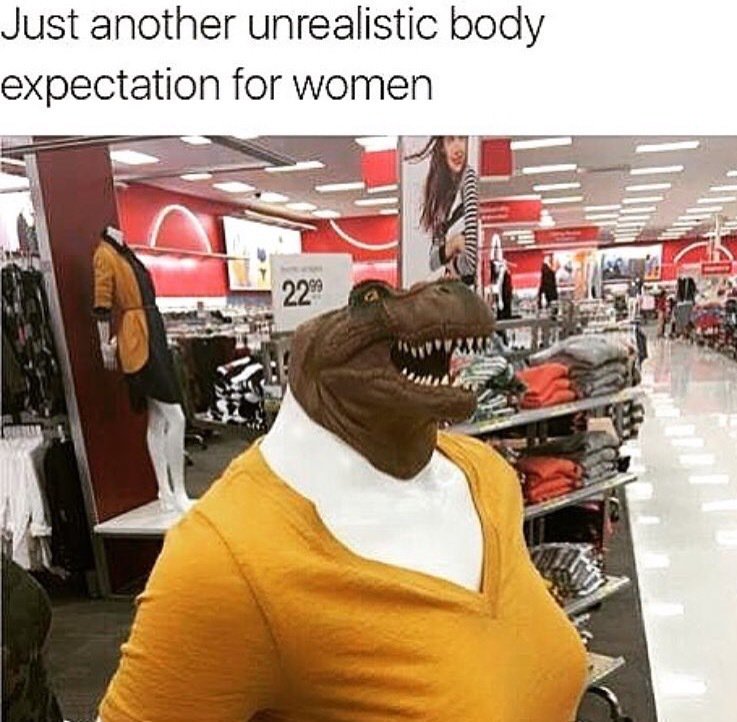 The mustard color goes fabulously with her skin tone #dinosaurjokes