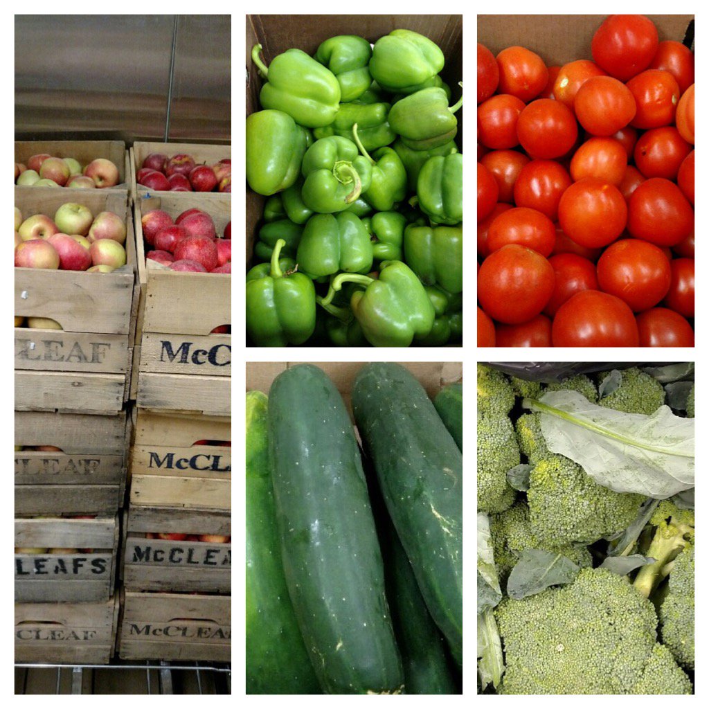 RLCafeteria's tweet photo. First #farmtoschool delivery of the year! Love the all the fresh, local options we have to offer our students! @rlschools @McCleafsOrchard https://t.co/e1FM0K14vX