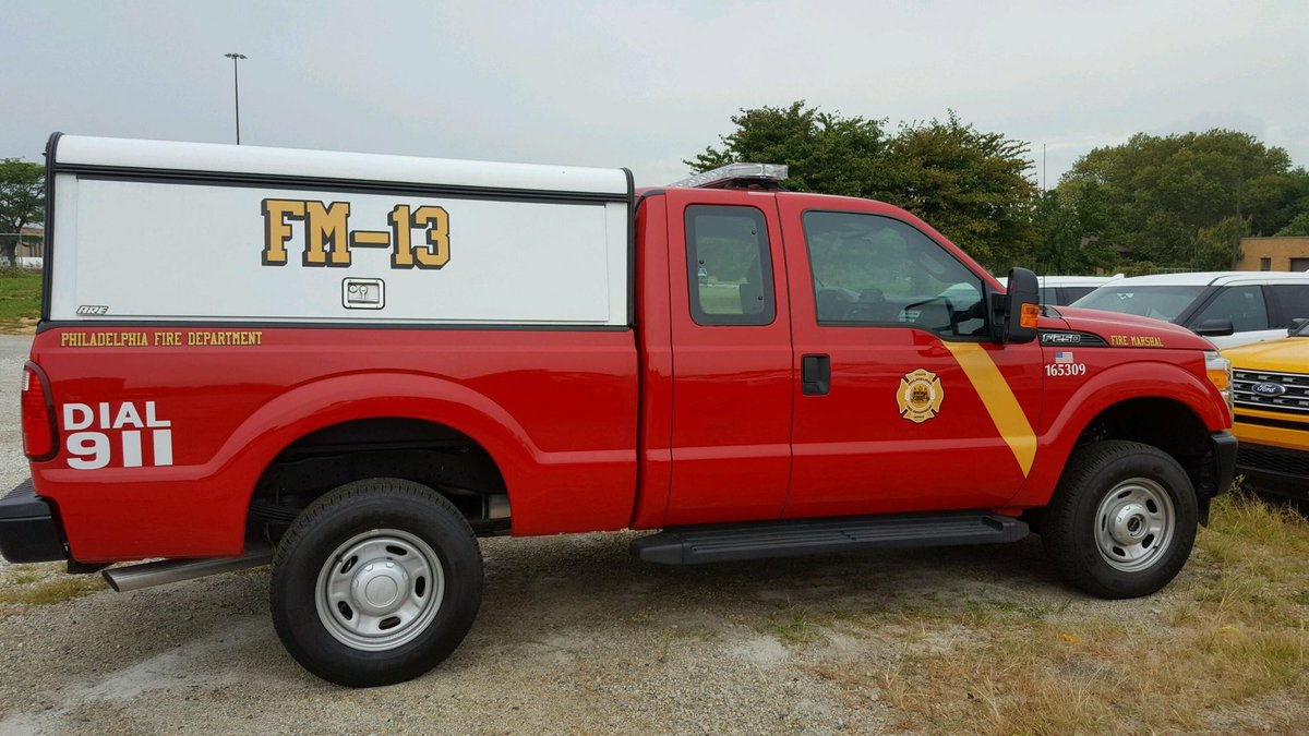 BobbyCorgi123's tweet photo. New @PhillyFireDept Fire Marshal vehicle FM13 ready for service! FM Ford Escapes to be replaced by F-250s to better fit equipment. https://t.co/XPC4rpWdPk