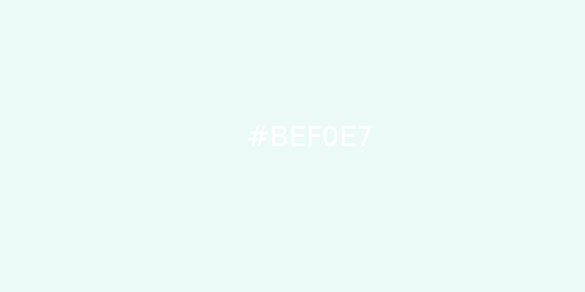 MilchBot's tweet photo. #BEF0E7
15 Uhr, #RandomColorTime https://t.co/3a1zQeeTKe