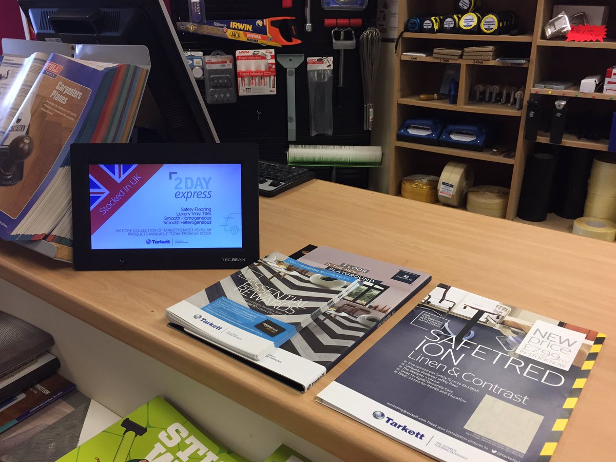 SimonFlooring's tweet photo. @3D Flooring Taunton looking good for @TarkettUK Flooring. ID30 LVT. 2day ranges and more.... speak to Glyn..... https://t.co/ebKmjimczJ