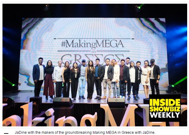 MarizRebamba's tweet photo. HIGHLIGHTS OF MakingMEGAGreeceWithJaDine

https://t.co/gFDGElnMmG

JaDine Middle East
#TIMYLettingGo https://t.co/tUTs0AMWha