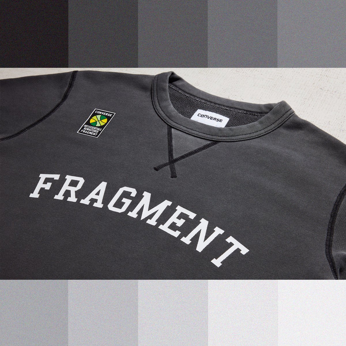 Converse's tweet image. As limited edition as they come. #ConverseEssentials x Fragment available now only at converse.com.
