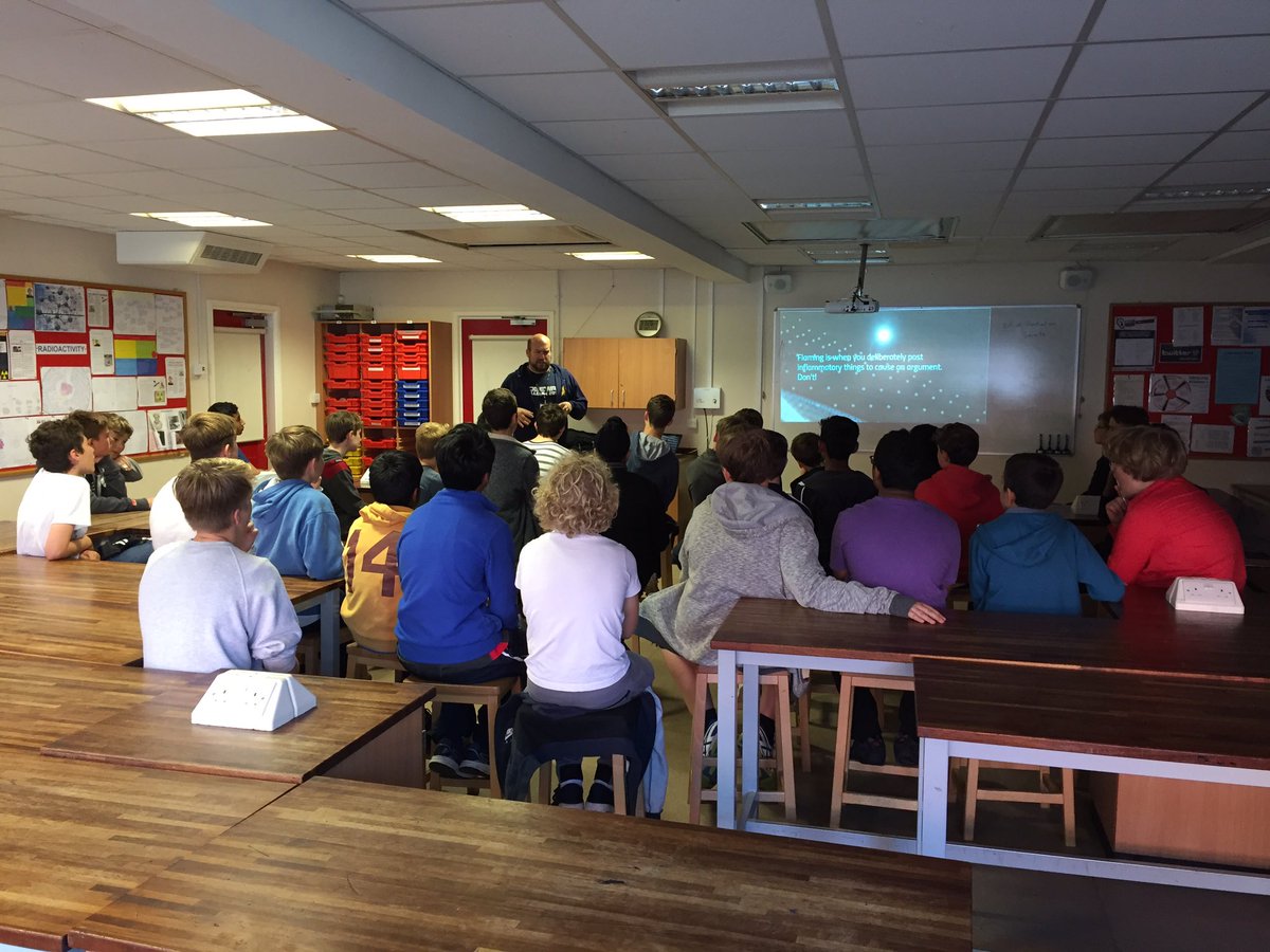 DCGSKeyStage3's tweet image. Mr Keen&apos;s Internet Safety talk as informative as always. @DCGSVisits