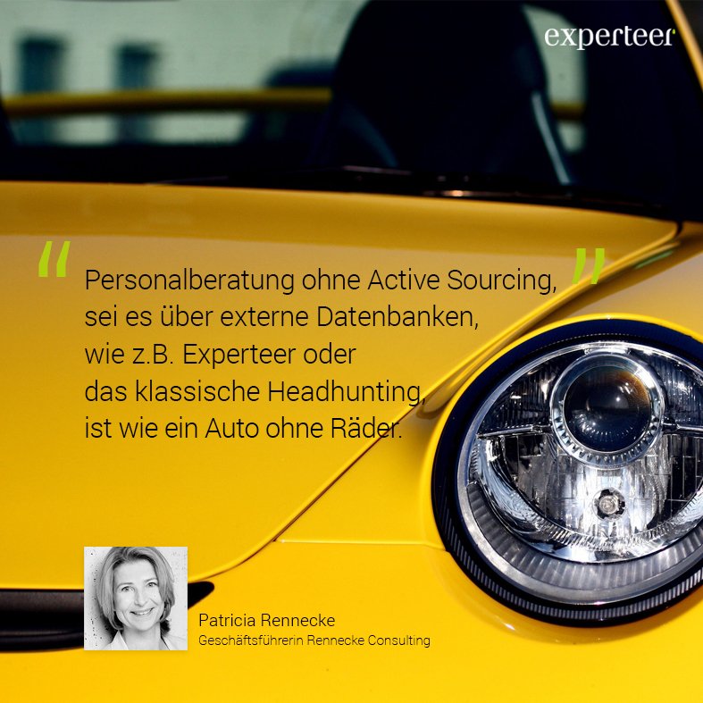 miss_steich's tweet photo. Patricia Rennecke, Geschäftsführerin Rennecke Personalberatung über Active Sourcing #headhunter #experteer #activesourcing https://t.co/Ab0QIPg1J2
