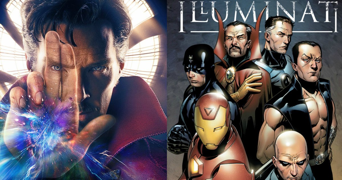 conspirified's tweet photo. Is Doctor Strange Bringing the Illuminati Into the MCU? #Illuminati #conspiracy https://t.co/TZHxr1obmT https://t.co/SyDIzgaHiw