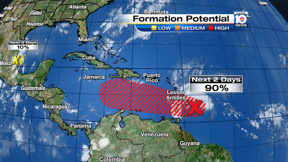 Still waiting on "Matthew". Just a matter of time as the Tropical Wave is showing signs of developing a circulation https://t.co/PytB3ldqce
