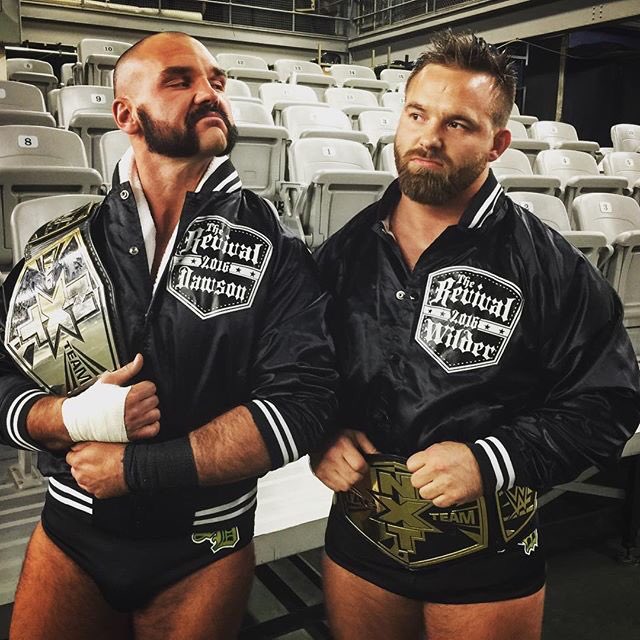 wadeo29's tweet photo. #TheRevival are #TopGuys #2xTagTeamChamps #TalkHeavyHitHard #NoFlipsJustFists @DashWilderWWE @ScottDawsonWWE #SDLive #RAW #WWENXT #BTTIWWE https://t.co/rR2thNHwij