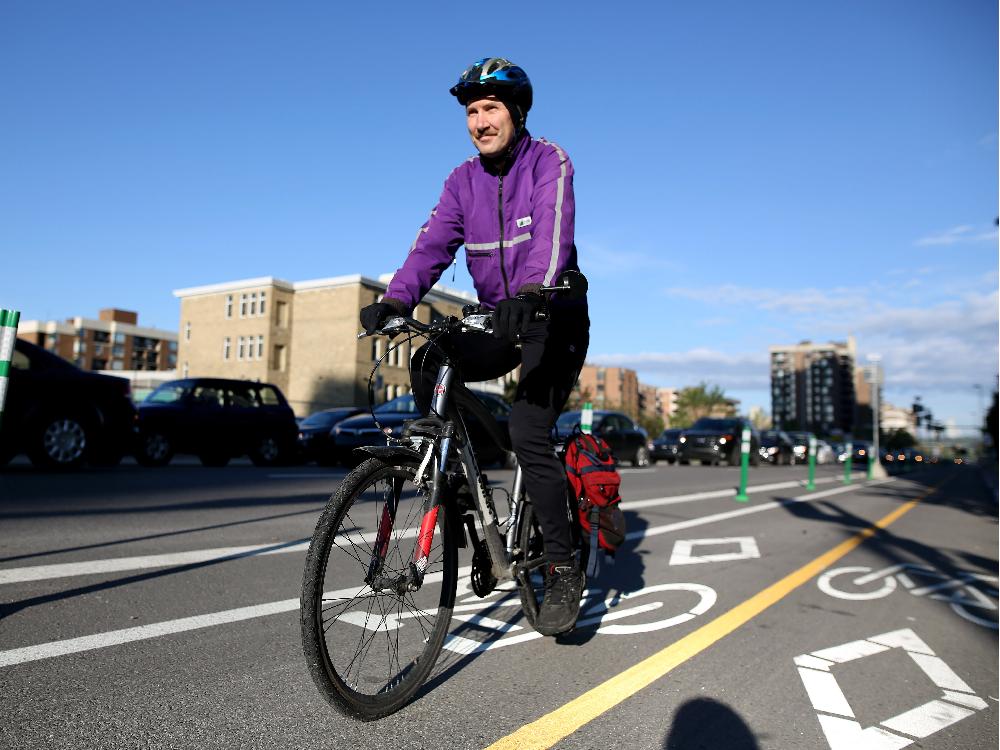Today's editorial: Let's test drive separated bike lanes. yeg yegbike