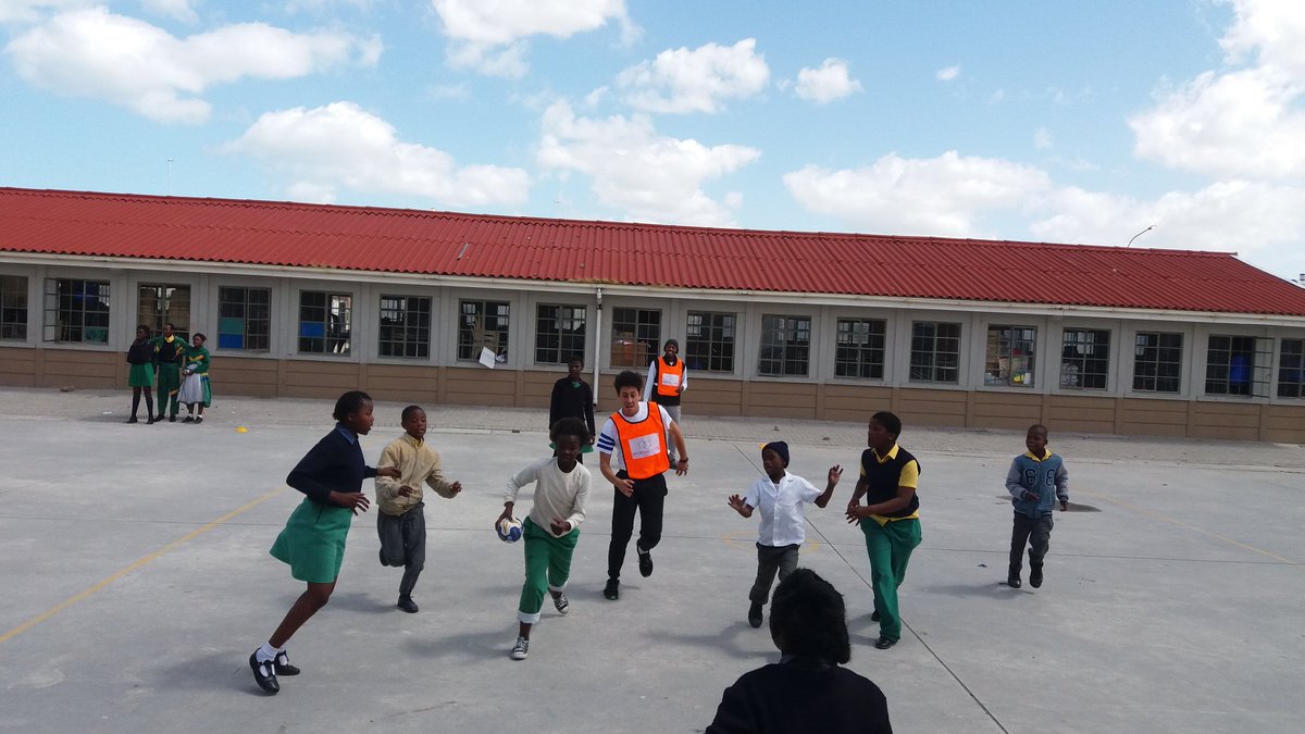 SportingCode's tweet photo. Introducing the new sport in Kuyasa Primary School early today. https://t.co/1FxulNBOT3
