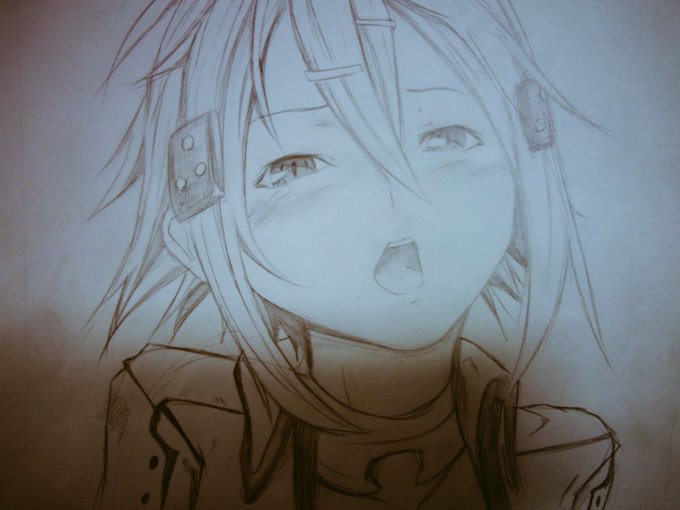 シノン描いてみた!!o(`・ω'・+o) ドヤァ…! 