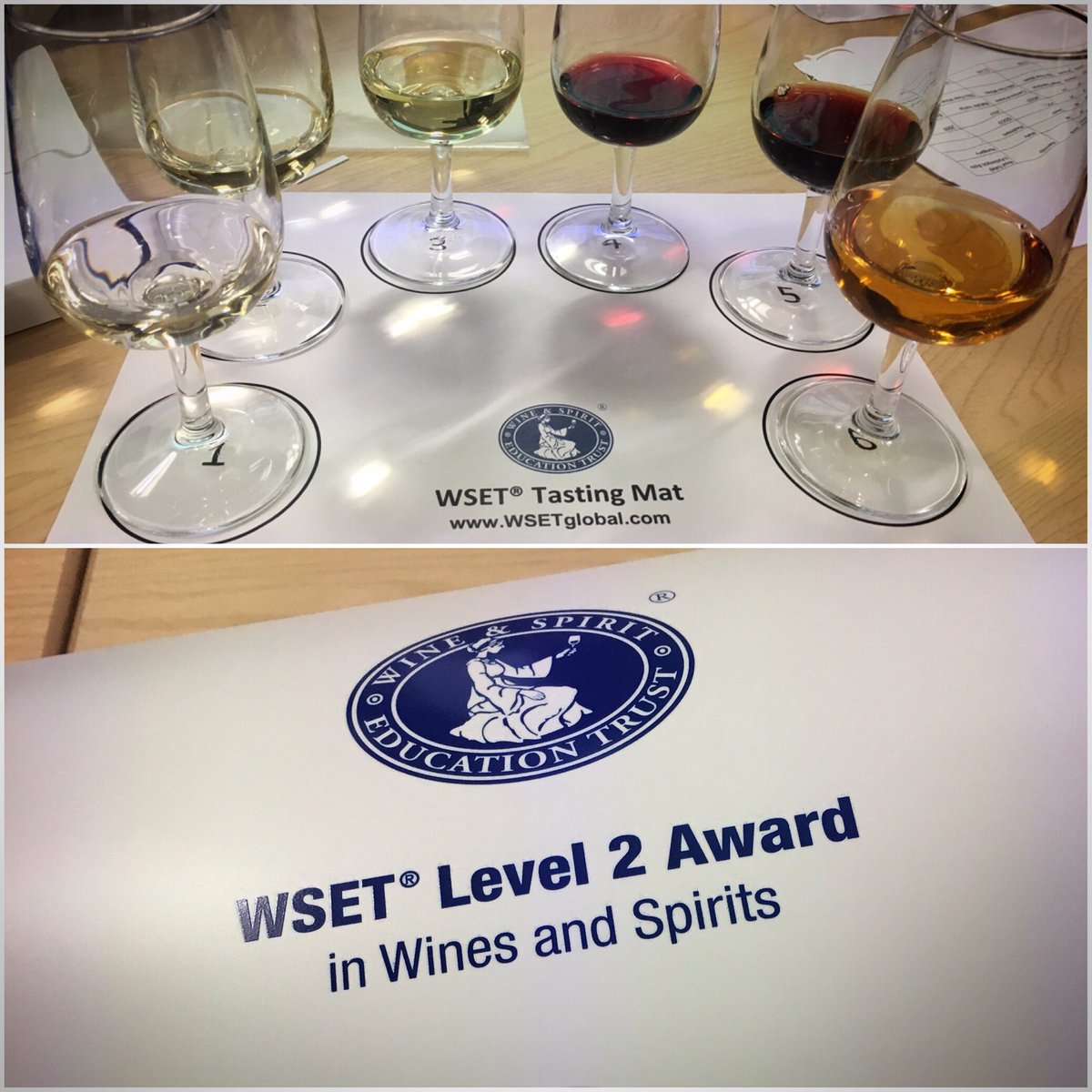 SophieEhlers's tweet photo. Great first night back uni @cardiffmet LN getting my #WSETL2 underway!🤓🍷🍸📖 https://t.co/iXEkRESR0h