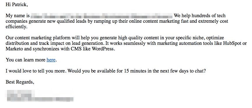 PaulTDenham's tweet photo. #Marketing PSA: Cold #leadgeneration is spam https://t.co/anACnNUZxi via @marketingland #b2bmarketing https://t.co/sF71efu7Fd