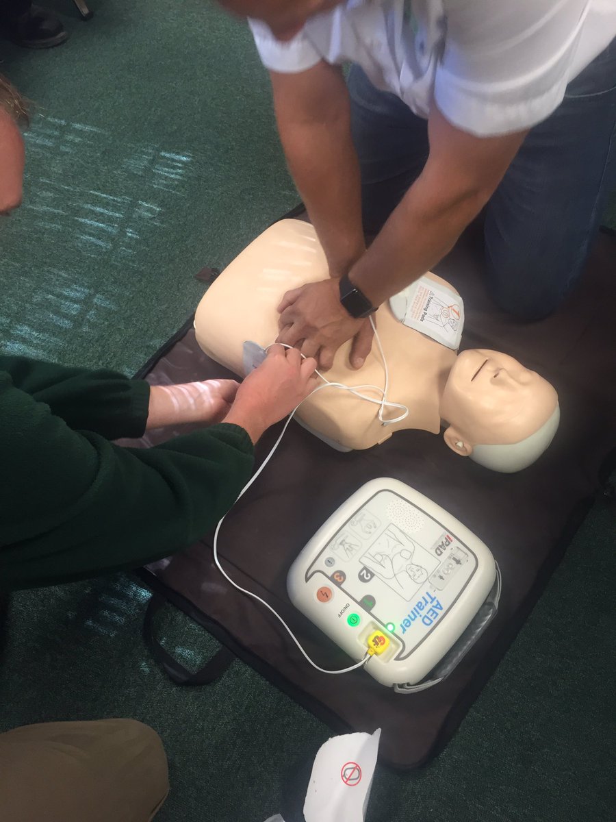 assist_aid's tweet photo. Nick and Marc #learning how to save a #life @LittlewoodFence today. Staff and visitors are safer as they have their own #defibrillator https://t.co/UeDKqxddzL