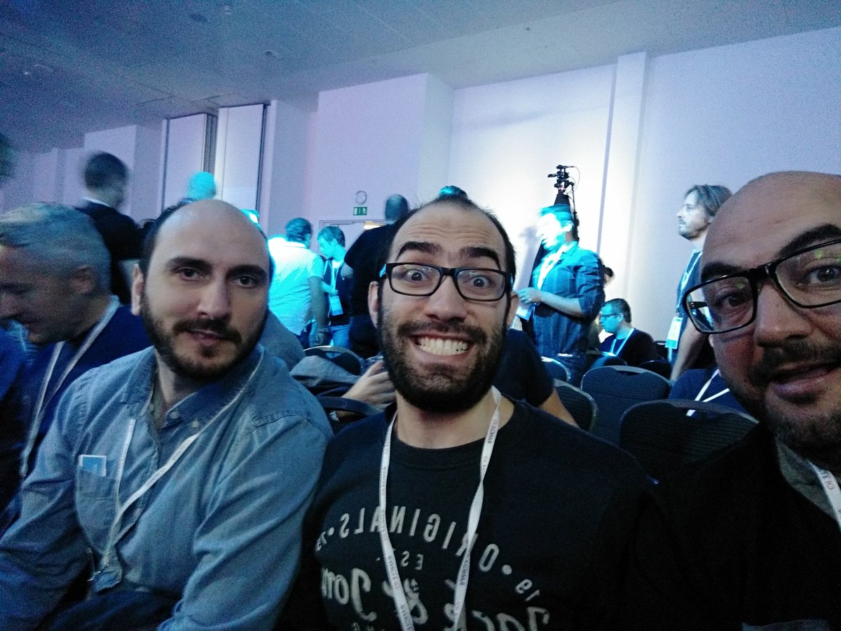 VimagoDeveloper's tweet image. If you see this smiley guy tell him happy bday!!! He is @AndreasGalazis   #angularconnect