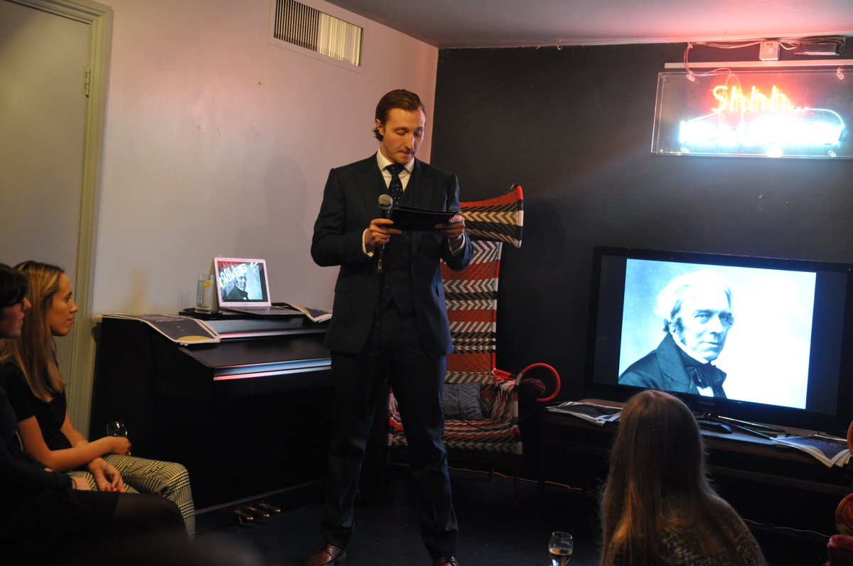 FaradayTechLDN's tweet photo. Harrison Williams, publisher at #FaradayTech, introducing the great night yesterday! #LaunchDay #Faraday #tech #London https://t.co/hd5jrAVKFy
