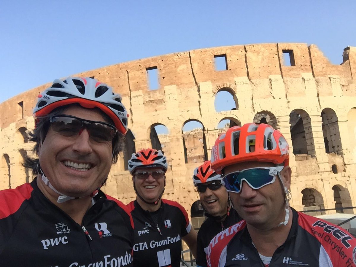 The #PowerWatts team went to #Rome for a ride with <a href="/theteamrev/">Team Revolution</a> to benefit <a href="/HRH_Foundation/">Humber River Health Foundation</a>. It was awesome #WickedWednesday #Colosseum