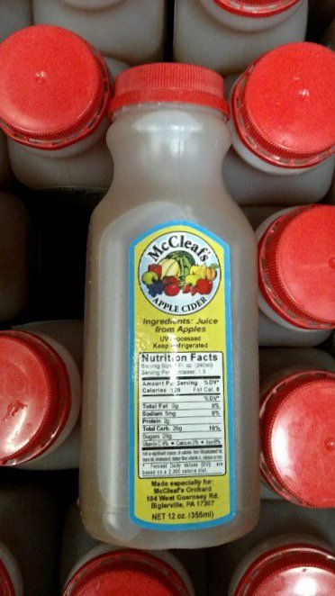 RLCafeteria's tweet photo. Fall is here!! Enjoy fresh pressed Apple Cider  at JH &amp; SH now while it lasts!  #farmtoschool @RLAJHS  @rlashs @McCleafsOrchard @scpafood https://t.co/duK1cwxBKi