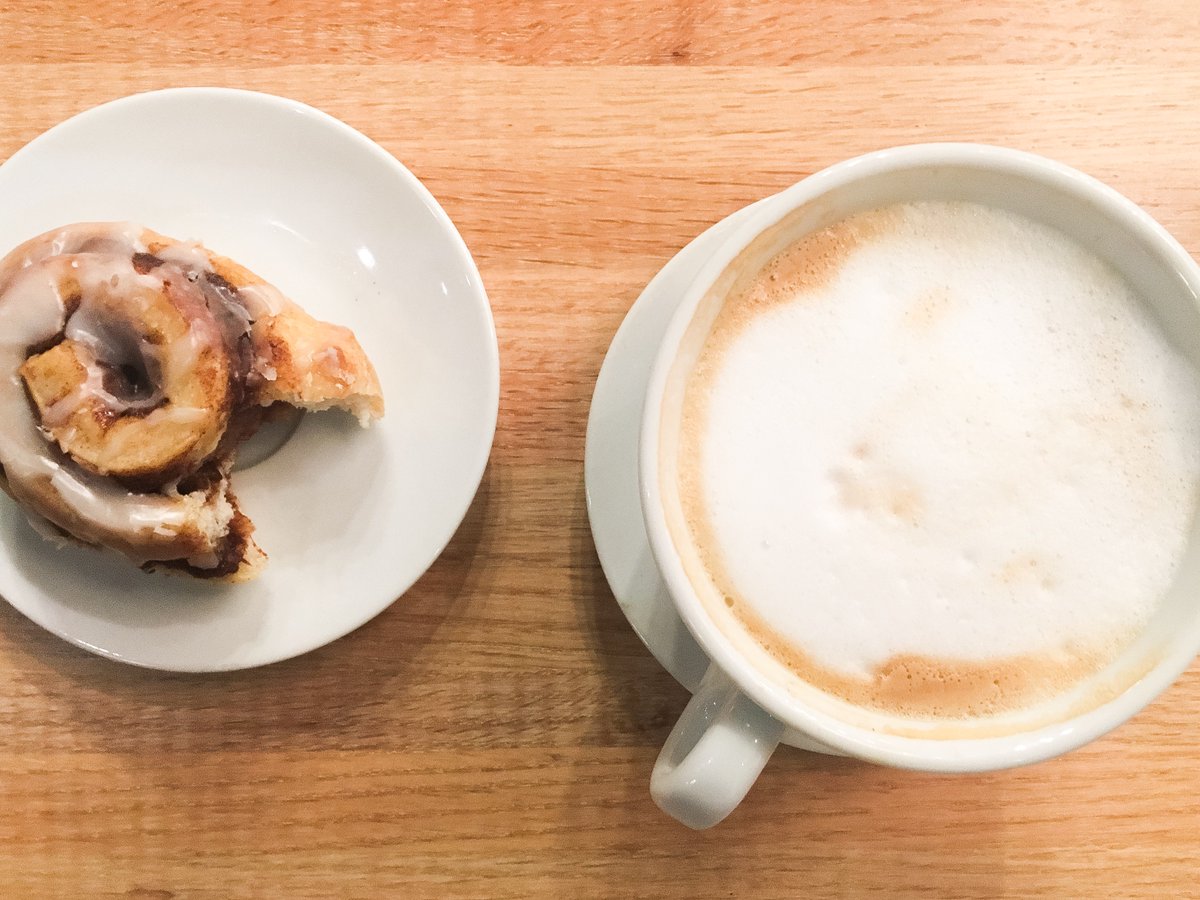 There's nothing like a nice morning bun and latte to get your morning started! 
#GSU#CoffeeAt200#DowntownAtlanta