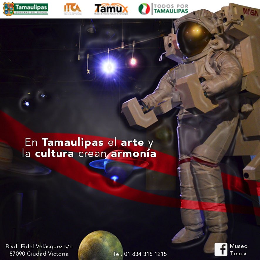 ITCATamaulipas's tweet photo. Cuando la historia natural de nuestra entidad es entendida, entonces nos unimos como tamaulipecos en el arte y la cultura https://t.co/W2rZ7NF4Fd