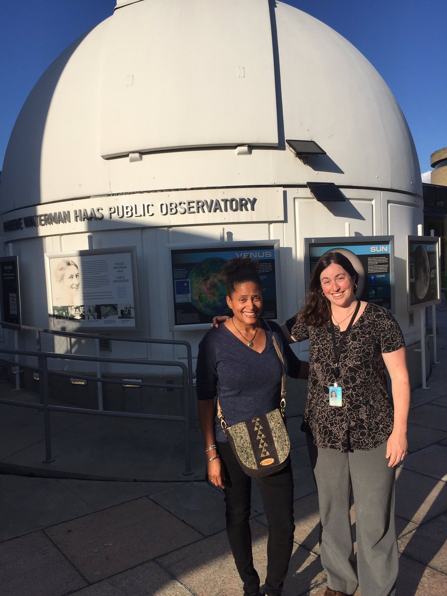 DrSianProctor's tweet photo. I ❤️ visiting my amazingly cool friends at work. Thx @demessieres for showing me your 'space' @smithsonian Air & Space Museum.🚀 #ACEAP2016 https://t.co/sZSi5RwHp5