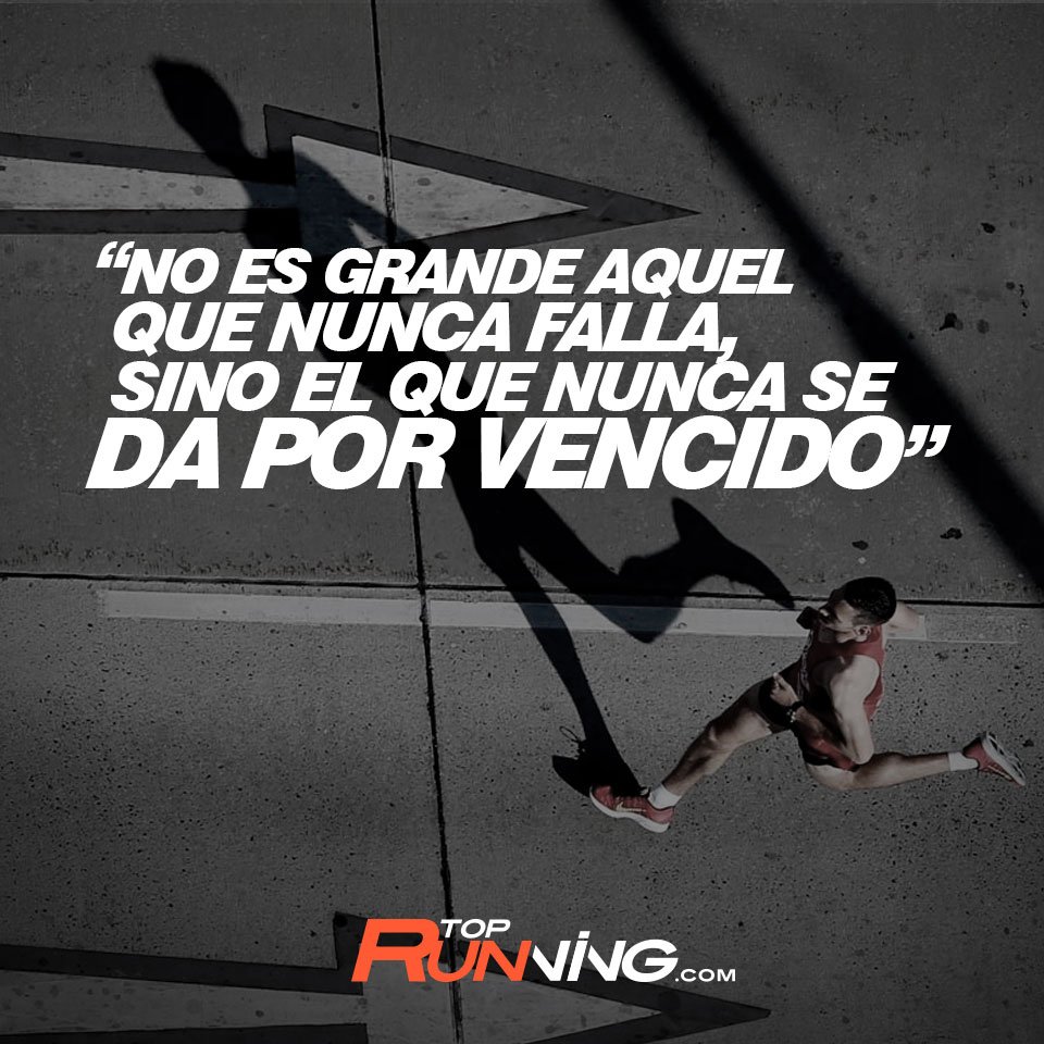 TopRunningShop's tweet photo. ¿Fallar? Sí. ¿Darse por vencido? ¡Nunca! 💪💪 https://t.co/2naNtooo1L #running #BeTopRunner #motivación https://t.co/cm9Tc3sUJb