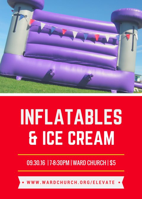 WardElevate's tweet photo. INFLATABLES AND ICE CREAM THIS FRIDAY!!!! But you need to REGISTER for this event! You can register here:  https://t.co/rVwyGlSDzG https://t.co/DLT3vEfcBB