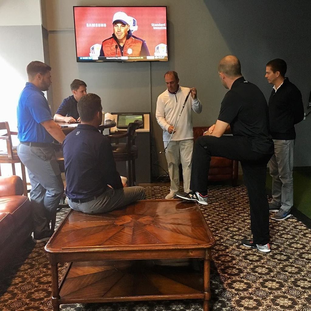 GolfBodyNYC's tweet photo. Staff training this morning with Golf &amp; Body Featured Advisor and PGA Tour Putting Coach, … https://t.co/PTyGFbGhrH https://t.co/EgyA57xdTj