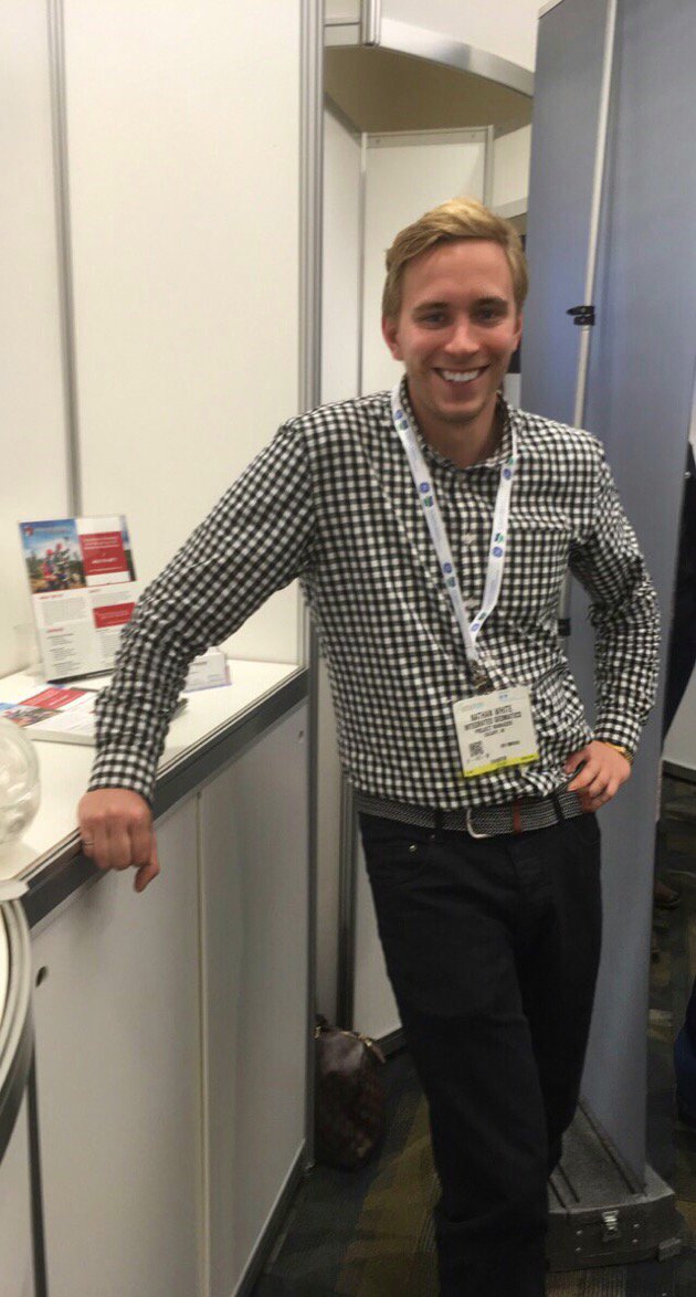 First day at the IPE with Nathan, one of Integrateds articling pupils manning the booth! Come visit us at Booth 2109 in the Main Hall.