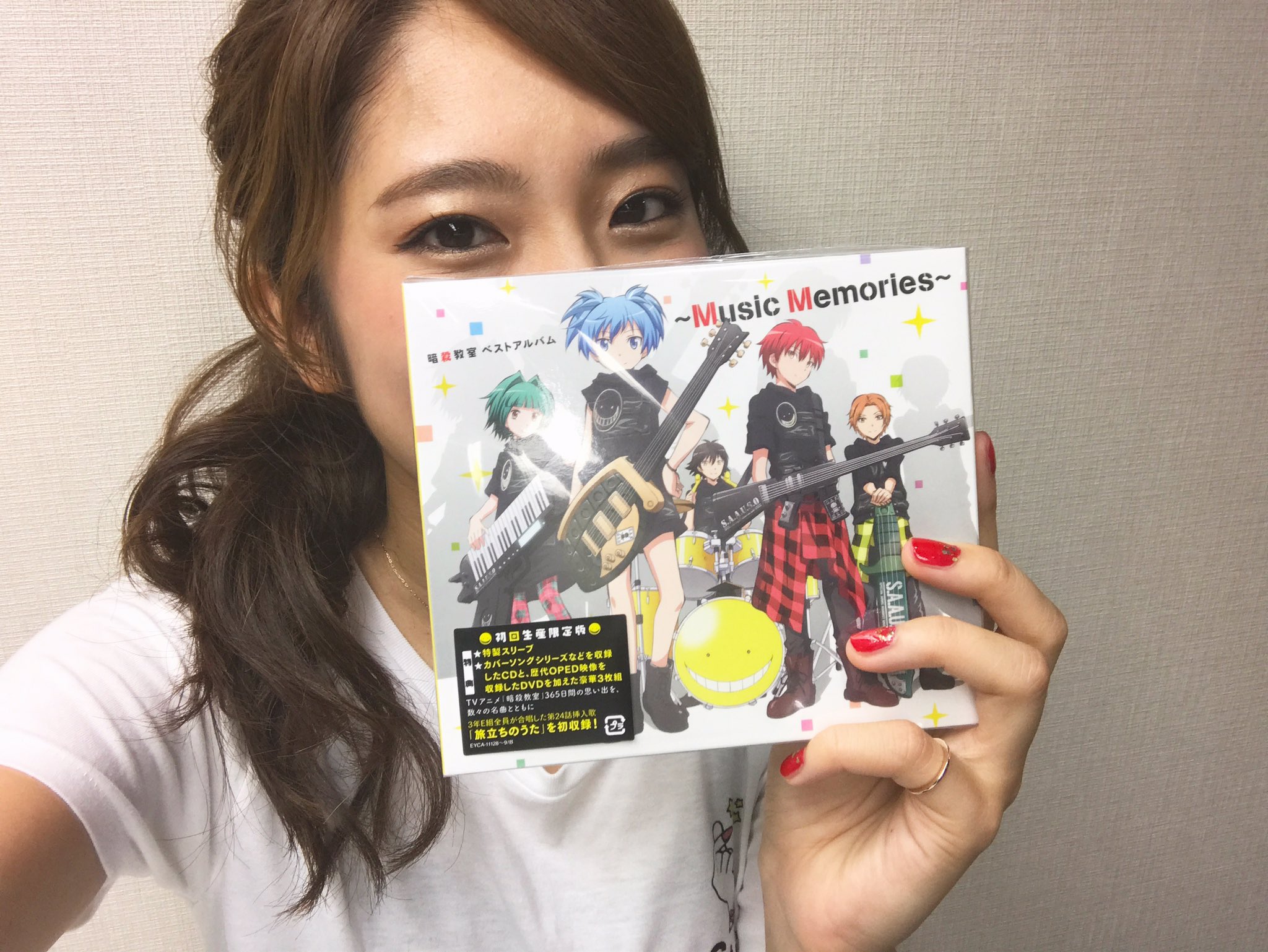 宮脇 詩音 Al Twitter 本日 暗殺教室 ベストアルバム Music Memories が発売されました 暗殺教室ファンにはたまらない一枚 私が歌う 第2期ed曲 欠けた月 また君に会える日 そして挿入歌 月光 卒業証書 も収録されています 是非チェック