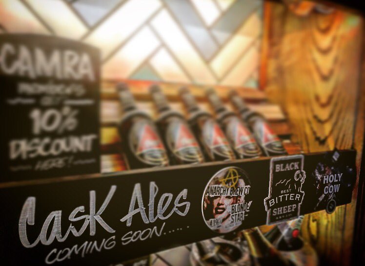 Cask for the weekend Blonde Star <a href="/AnarchyBrewCo/">Anarchy Brew Co</a>,<a href="/BlackSheepBeer/">Black Sheep Brewery</a> Bitter
Don't forget <a href="/CAMRA_Official/">CAMRA</a> 10% discount
#cask #NationalDrinkBeerDay