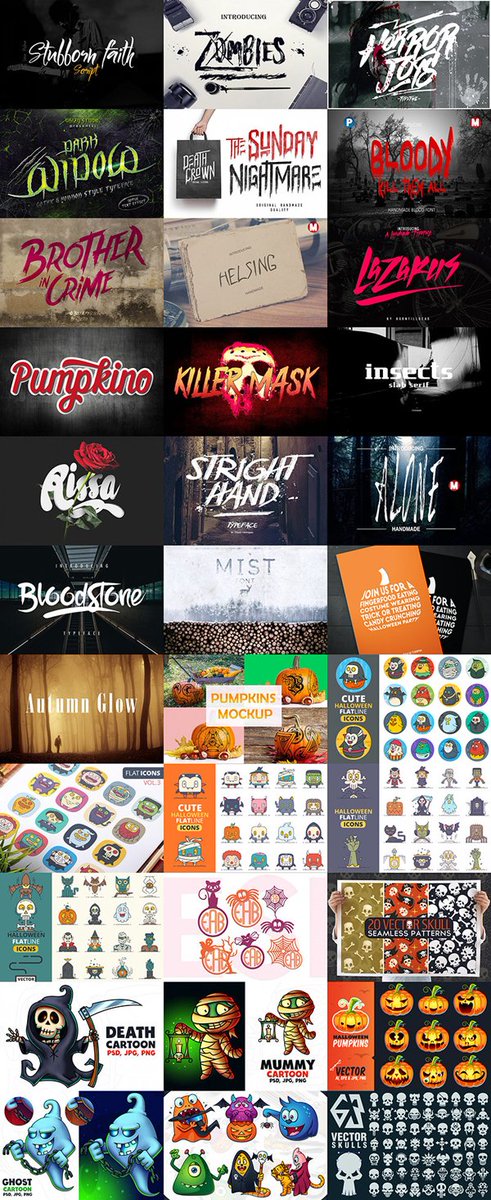 graphicdesignju's tweet photo. Get the Halloween Design Resources Here!
https://t.co/VTPrHlByX7
#halloweenfonts #halloween2016 #halloweenvector #halloweenimages #halloween https://t.co/3RFnAAcDdd
