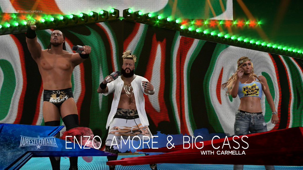 Smacktalks Wwe2k22 Check Out Enzo Amore Big Cass And Carmella S Trio Entrance In Wwe2k17 T Co hx4dmmdo Carmellawwe Wweaallday21 Bigcasswwe T Co Laxnl2qsjh