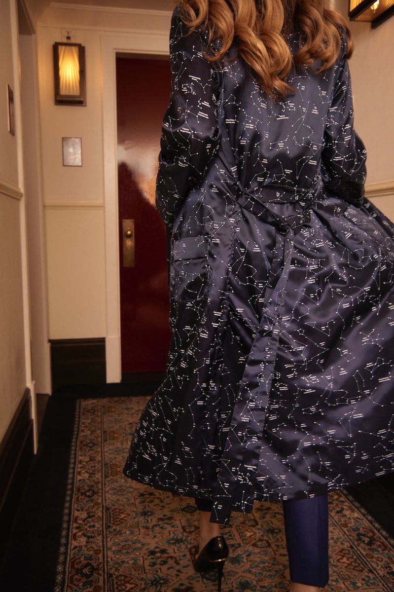 Seeing stars. Ft. the Andromeda coat, available at <a href="/Farfetch/">Farfetch</a>