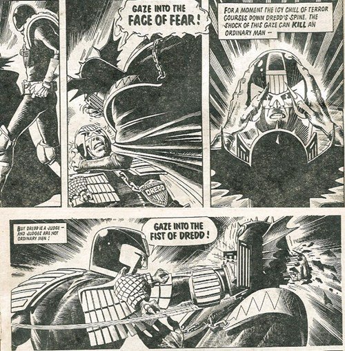 alistaircoleman's tweet image. This remains one of the greatest pages in 2000AD&apos;s long history. Gaze into the Art of Bolland! #Prog2000